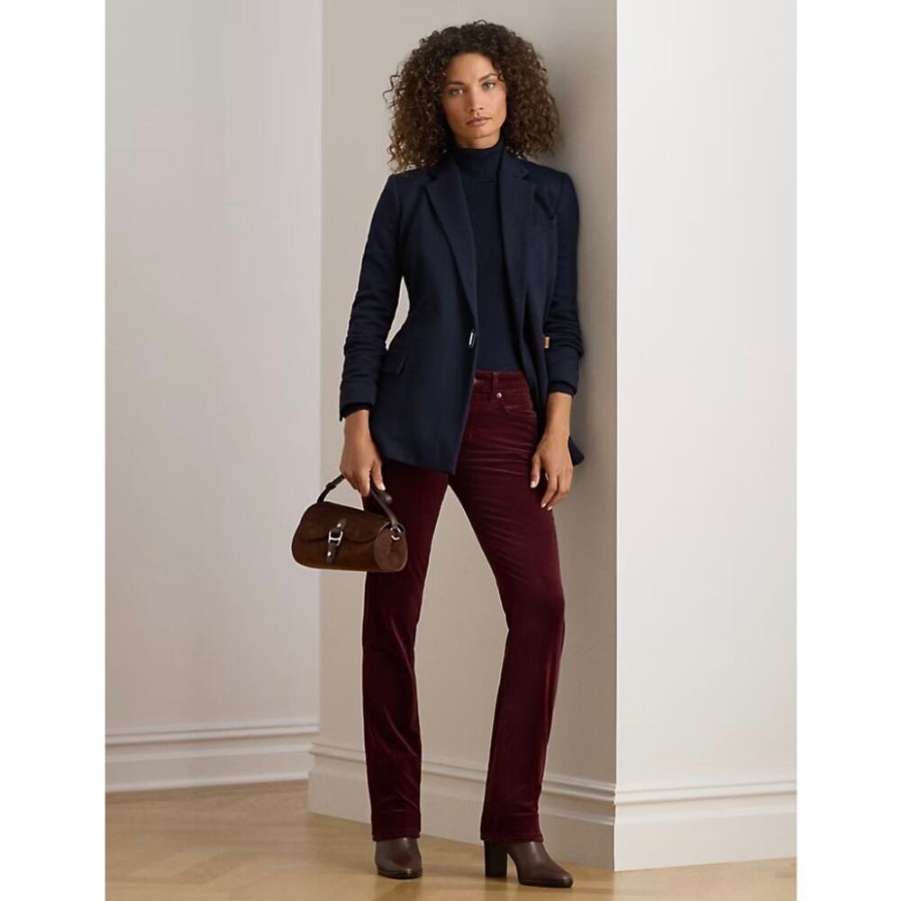 Prosperity Denim NWT Plum Corduroy Bootcut Pants Stretch Size 27